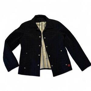 Black Anne Klein elegant quilted blazer coat 🖤